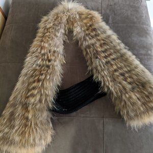 Alice + Olivia Azura Reversible Fur Vest size XS